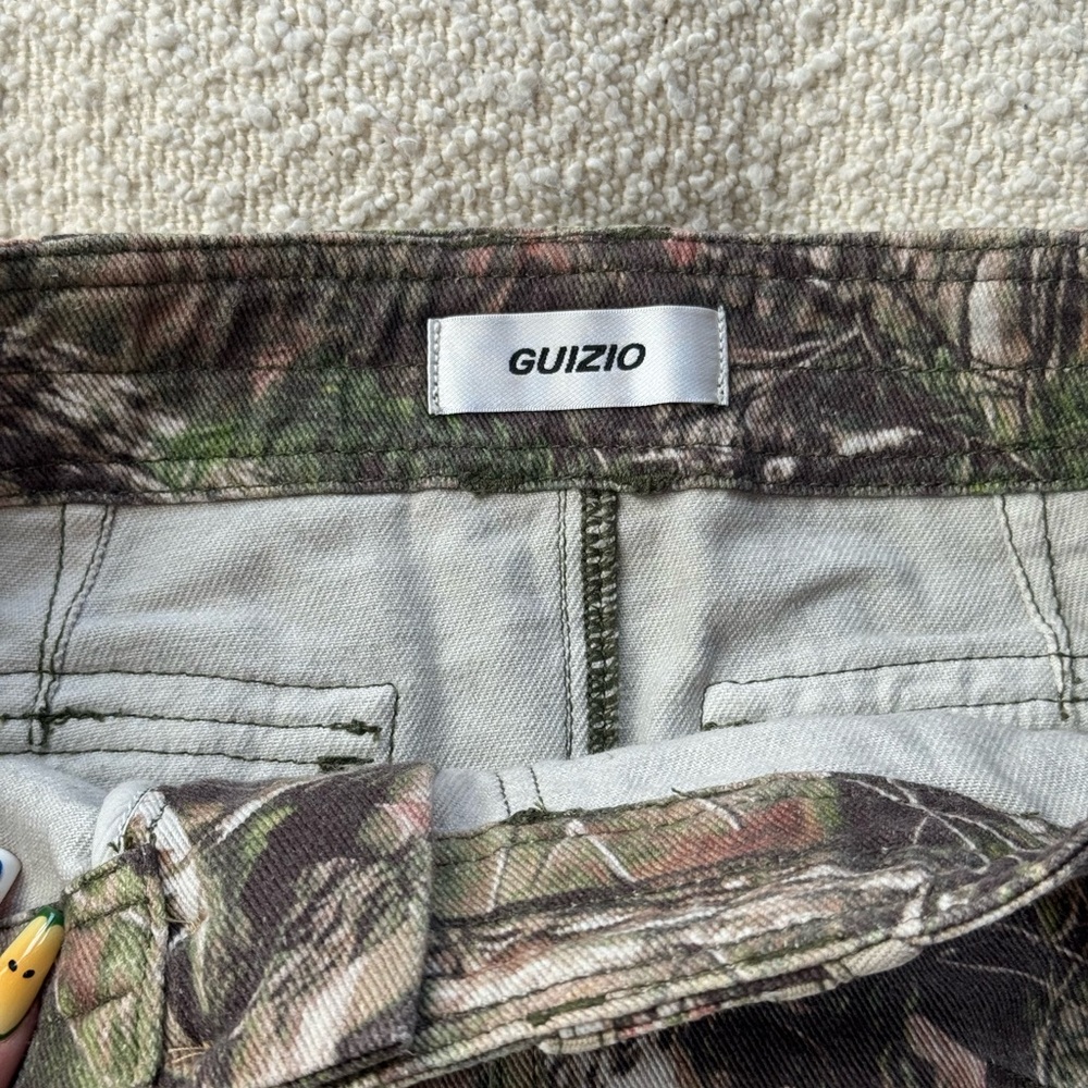 Danielle Guizio Camouflage Tactical Cargo Mini Skirt - Picture 4 of 6